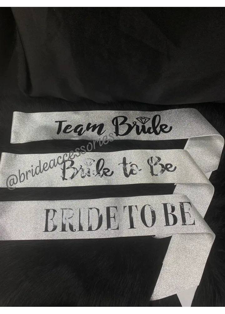 Bride To  Be Yazılı Kuşak