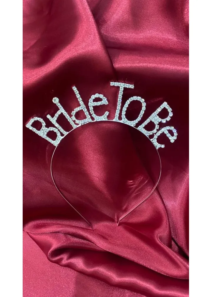 Bride To Be Yazılı Kristal Taşlı Taç