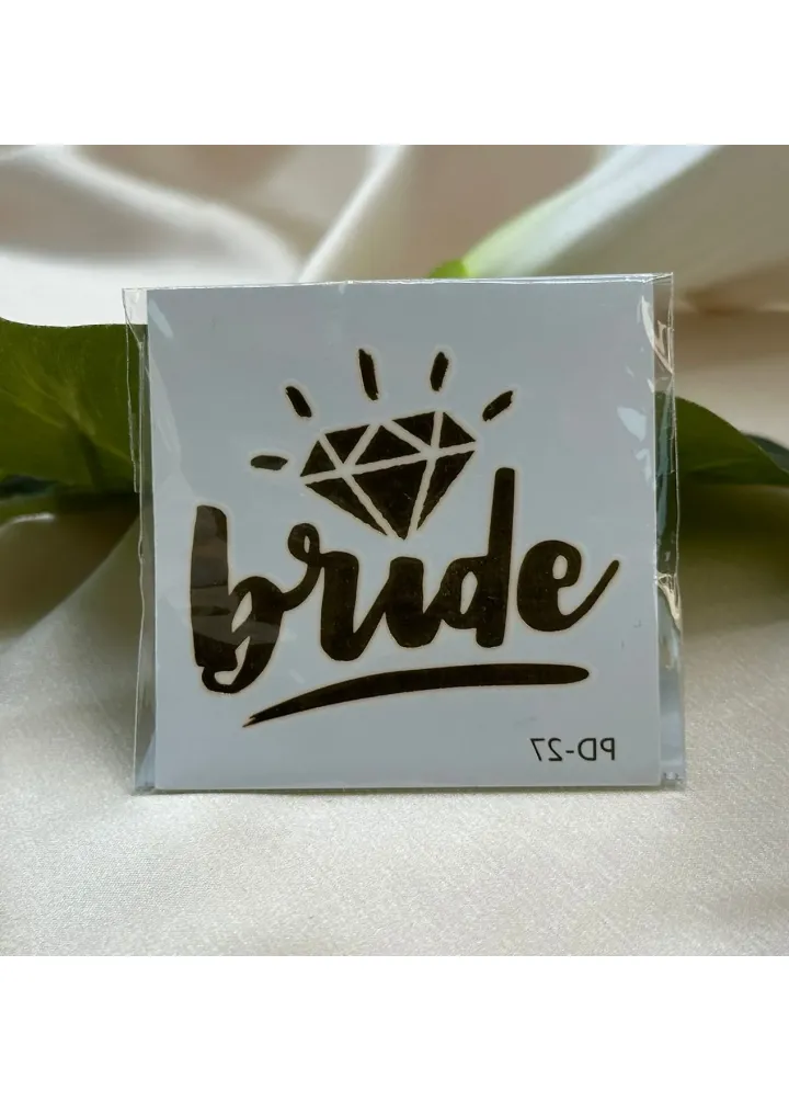 Bride Yazılı Tattoo Dövme