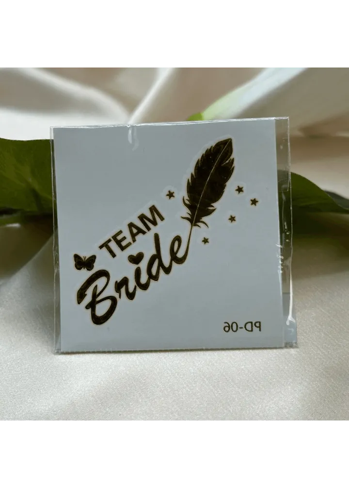 Team Bride Yazılı Dövme